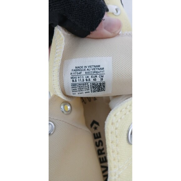 Converse Unisex Chuck Taylor All Star Canvas High Top Shoes Size Men9.5/Wmns11.5 - Picture 7 of 7